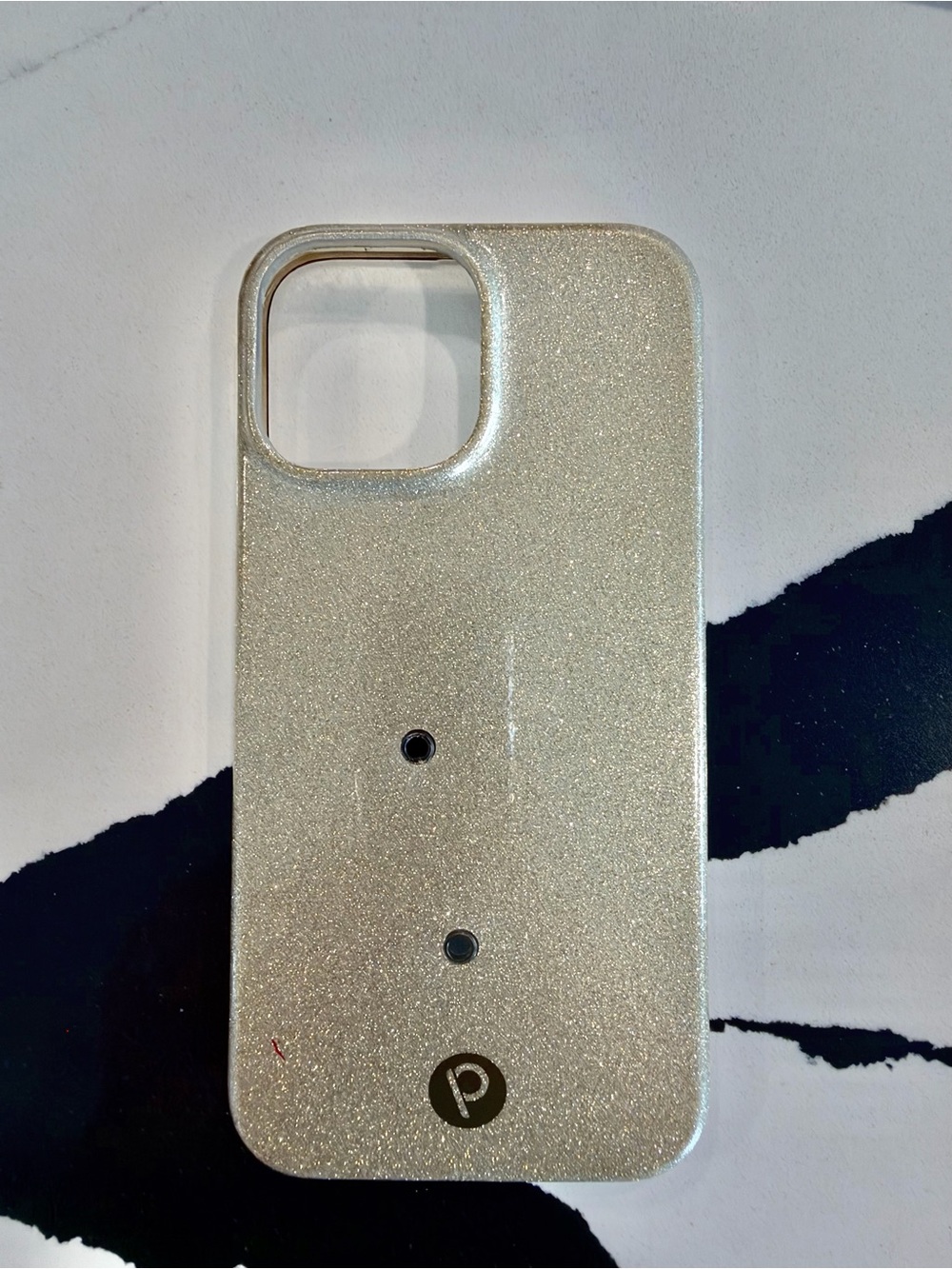 Loopy Case Sparkly Glitter iPhone 13 ProMax Phone Case-needs a loop.
